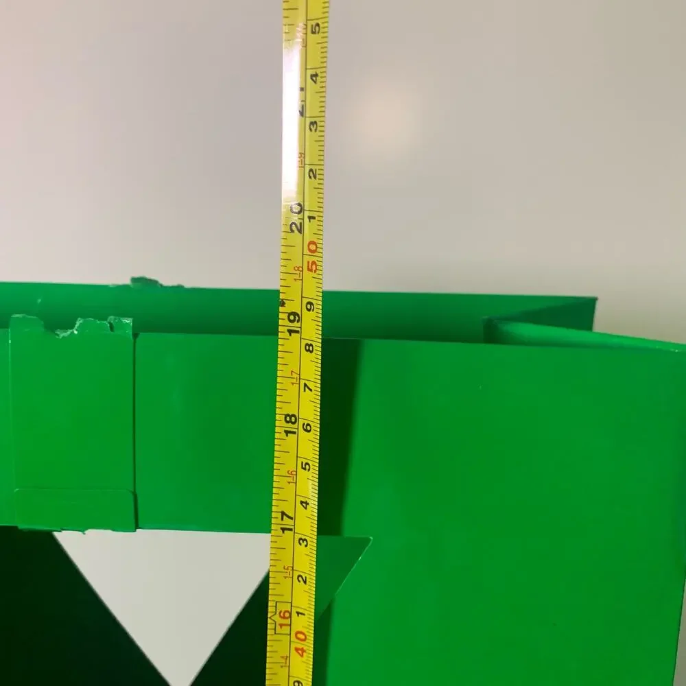 Bottega Veneta Large Green Paper Shopping Tote Empty Gift Bag Only 19x12x5